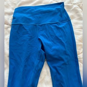 Lululemon, align high rise letting.  Size 6.  Poolside color.